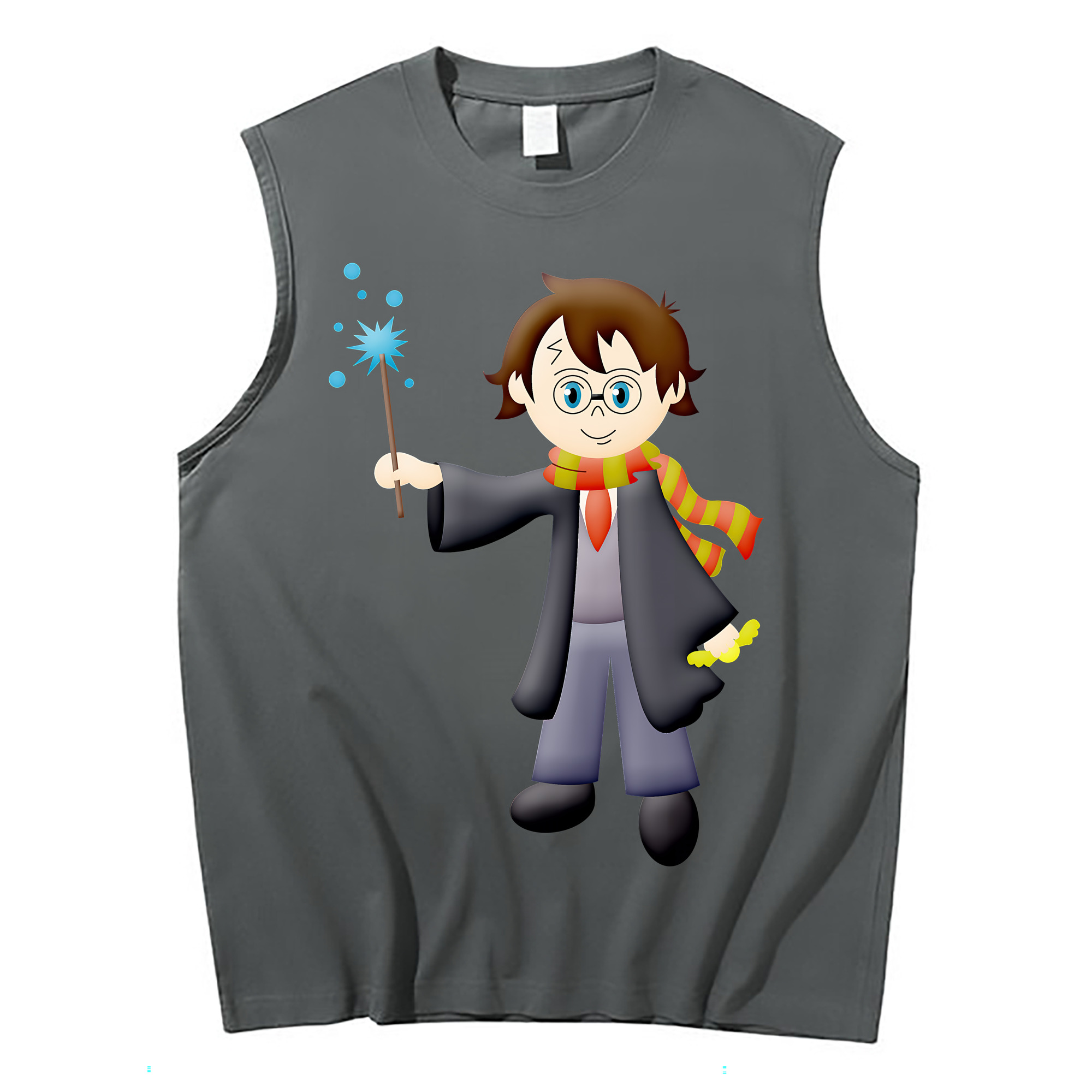 （画像用） Harry Potter ハリー・ポッターシリーズ コットン100％タンクトップ（フロントプリント）